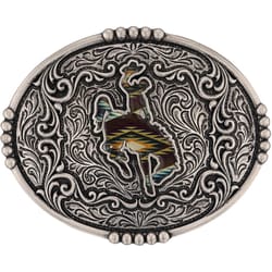 Montana Silversmiths Sunrise Bronc Attitude Black/Silver Belt Buckle