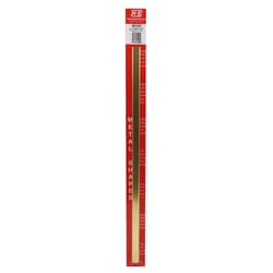 K&S 0.430 in. W X 12 in. L Oval Brass Tube 1 pk