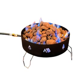 Stansport 14.5 in. W Metal Round Propane Fire Pit