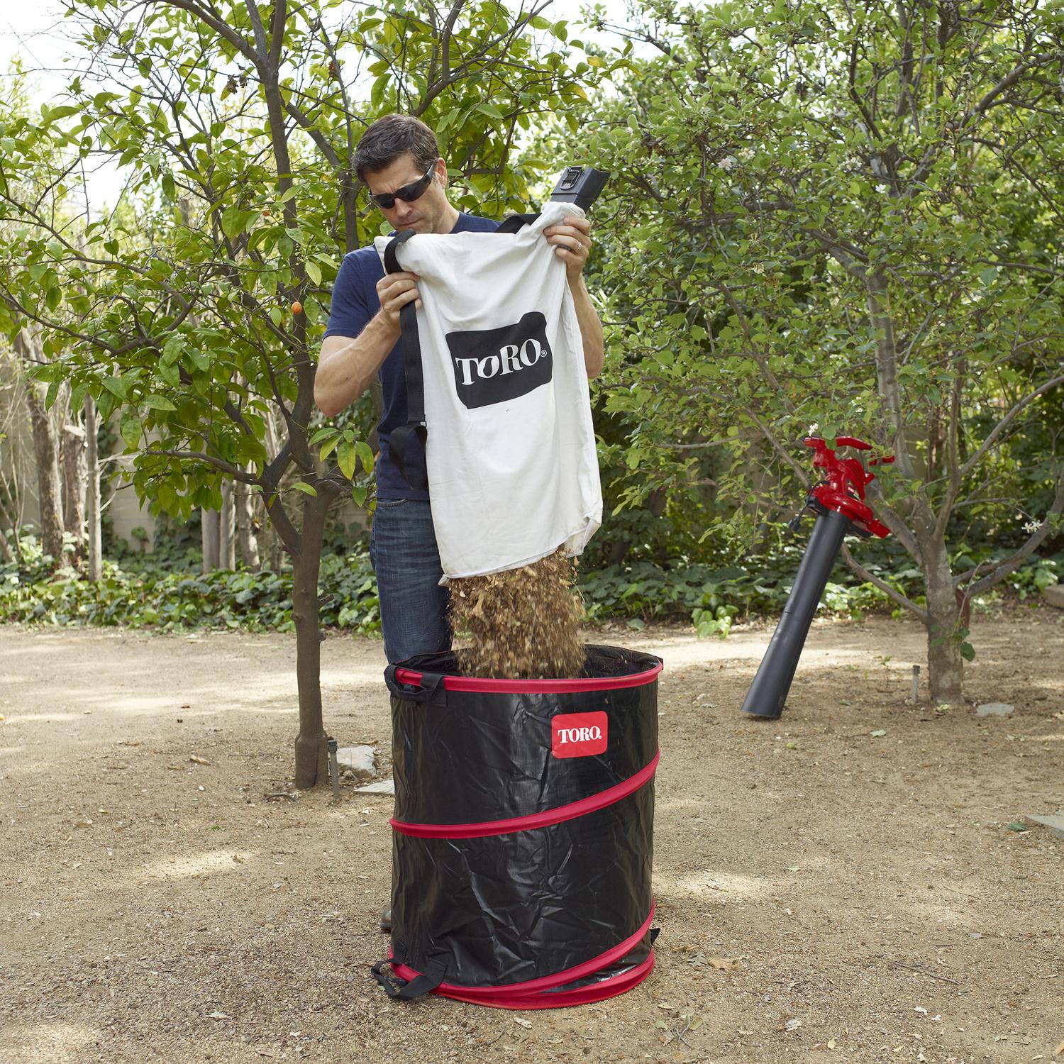 Toro 43 gal Pop Up Yard Bag Drawstring 1 pk Mfr# 29210 - Ace