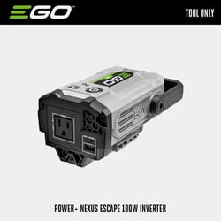 EGO Power+ Nexus Escape 180 W 180 W 120 V Battery Portable Inverter Portable Inverter Sine Wave Tool