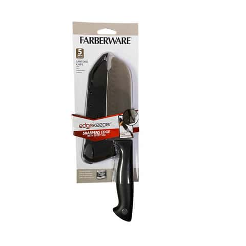 Farberware Edgekeeper Santoku Knife 7 with Sleeve (Black)