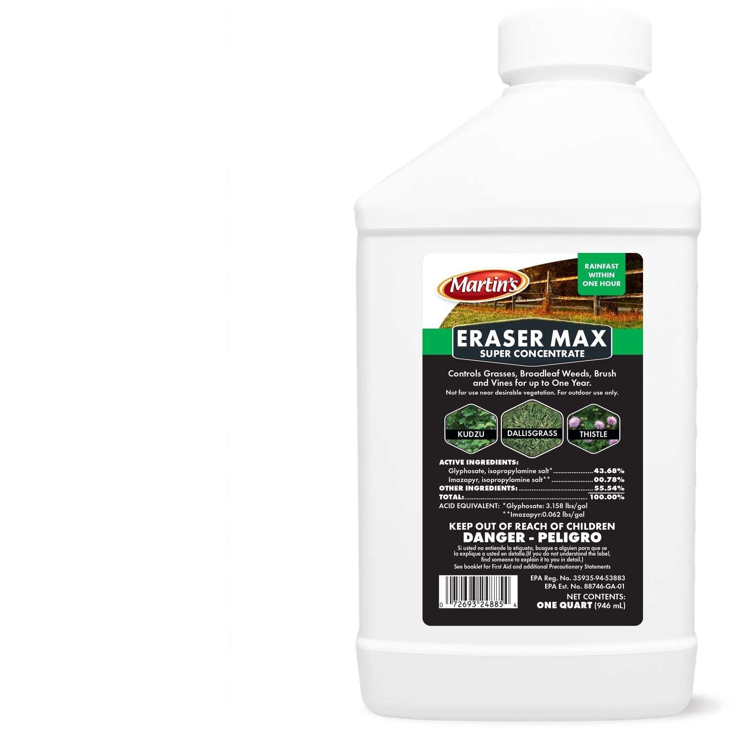 Martin's Eraser Max Vegetation Herbicide Concentrate 1 qt Ace Hardware