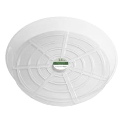 Crescent Garden 2.1 in. H X 14 in. D Plastic Plant Saucer Clear
