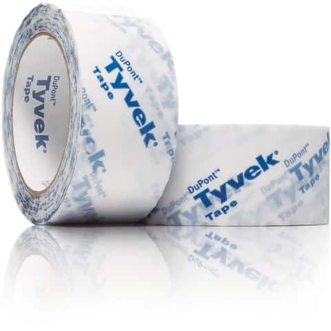 Tyvek Sheathing Tape 3 inch x 164' - White Polypropylene - Case of 24, Size: 3 in x 164 ft