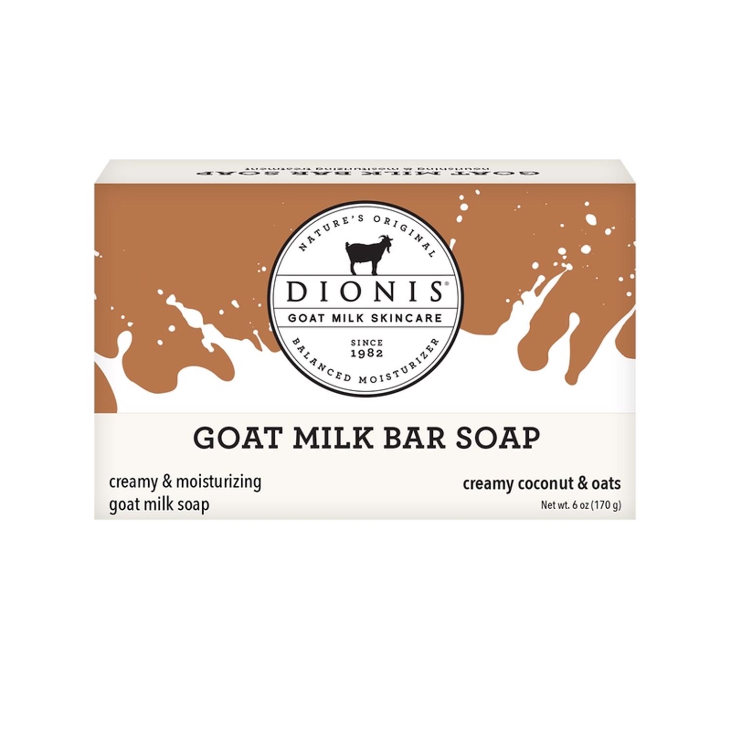 Photos - Hair Product Dionis Goat Milk Creamy Coconut & Oats Scent Soap Bar 6 oz 1 pk C33464-6 