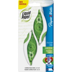 Paper Mate Liquid Paper White Correction Tape 2 pk