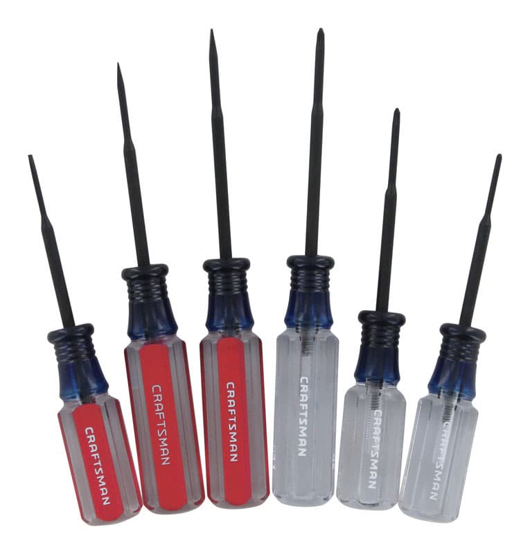 UPC 648738001595 product image for Craftsman 6 Piece Standard Jewelers Screwdriver Set (00941106) | upcitemdb.com