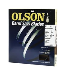 Olson 93 in. L X 1/2 in. W X 0.02 in. thick T Carbon Steel Band Saw Blade 4 TPI Hook teeth 1 pk