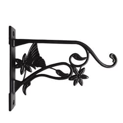 Living Accents Black Aluminum 9 in. H Butterfly Plant Hook 1 pk