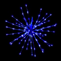 Celebrations Platinum LED Blue Radiant Blast 24 in. Hanging Decor