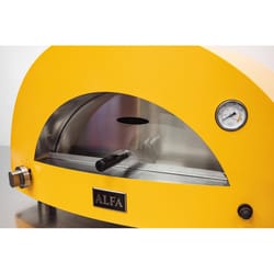 Alfa Moderno 2 37 in. Natural Gas/Wood Pizza Oven Fire Yellow