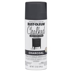 Rust-Oleum Chalked Ultra Matte Charcoal Oil-Based Acrylic Sprayable Chalk Paint 12 ounce
