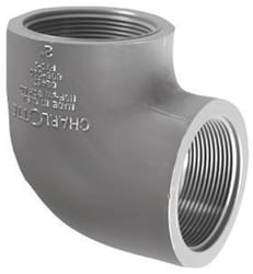 Charlotte Pipe Schedule 80 1-1/2 in. FPT X 1-1/2 in. D FPT PVC 90 Degree Elbow