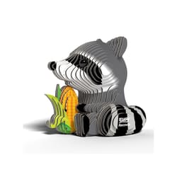 Safari Ltd. Eugy Raccoon 3D Puzzle Gray