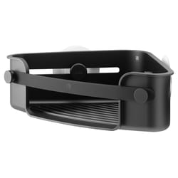 Umbra Flex Black Plastic Corner Basket