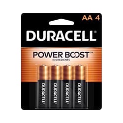 Duracell Coppertop AA Alkaline Batteries 4 pk Carded