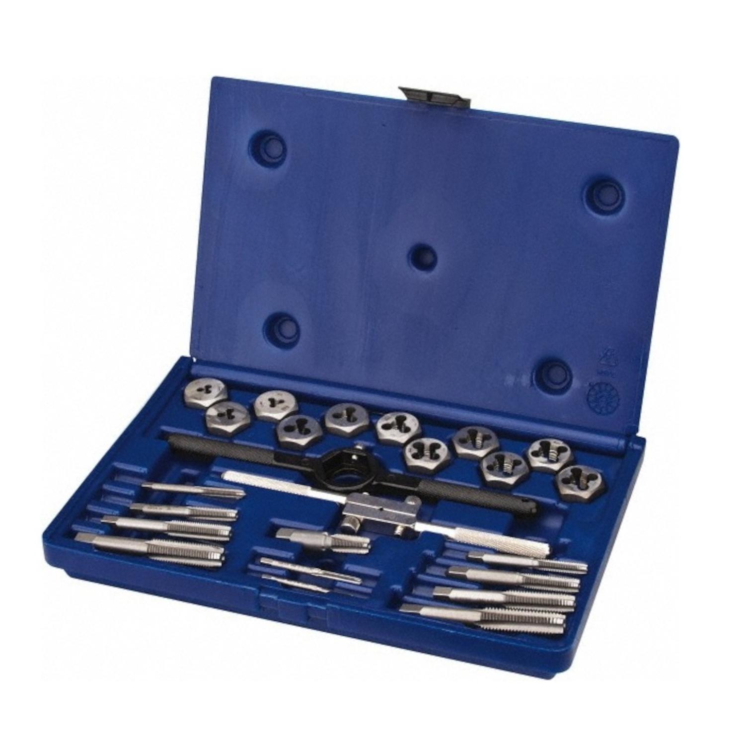 Irwin Hanson Steel Metric Tap and Die Set 24 pc Mfr 26313 Ace Hardware