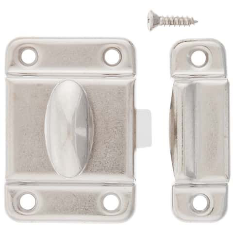 Ace White Steel Universal Knob Latch 1 pk - Ace Hardware