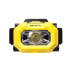 Dorcy 180 lm Yellow LED Head Lamp AAA Battery