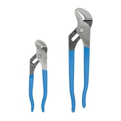 Channellock 2 pc Carbon Steel Straight Jaw Tongue and Groove Pliers Set