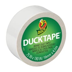 Duck 0.75 in. W X 180 in. L White Solid Duct Tape
