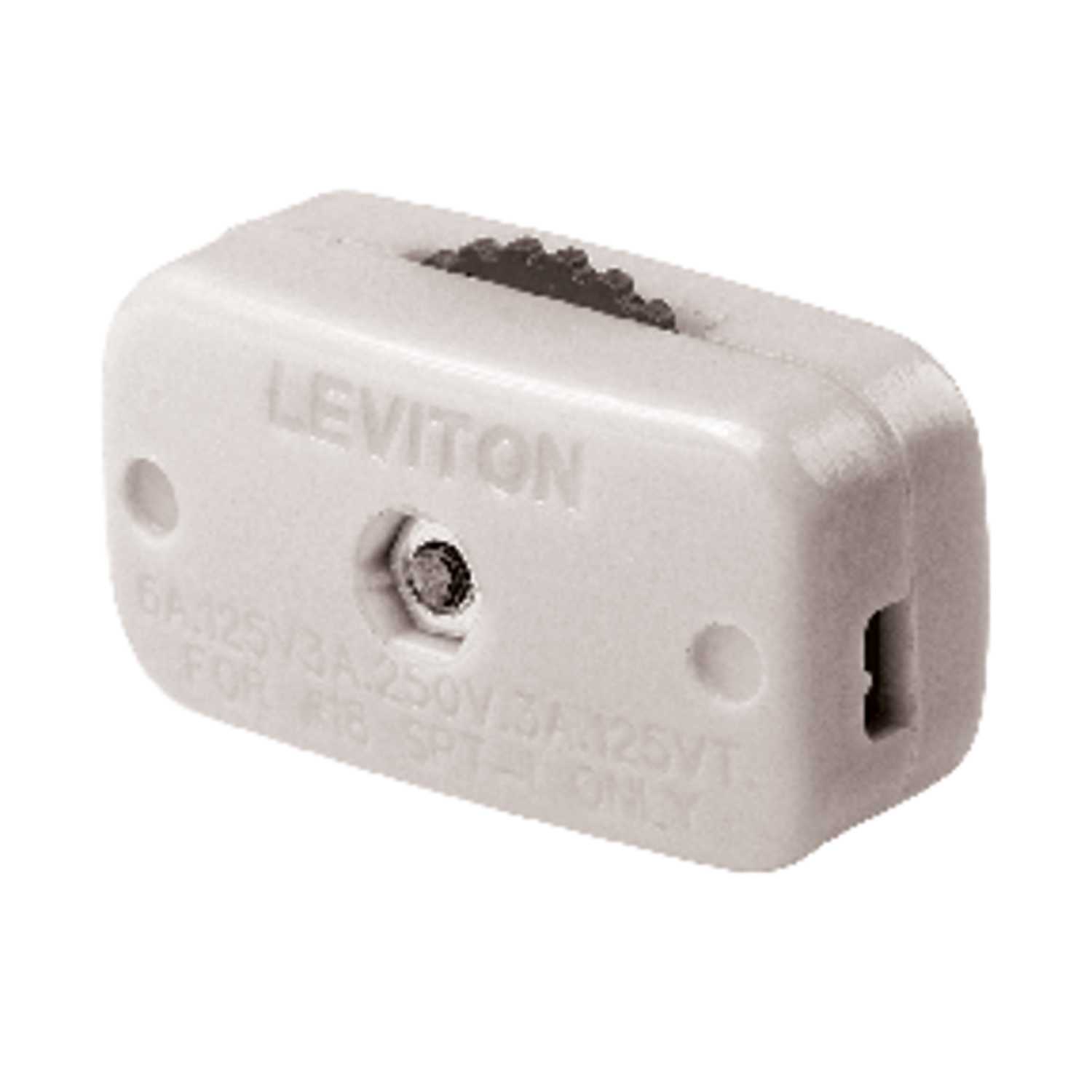 Leviton 1 Rotary Lamp Cord Switch White Ace Hardware