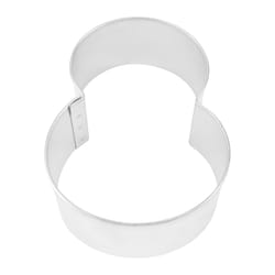 R&M International Silver Steel Cookie Cutter