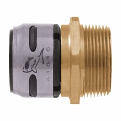 SharkBite EvoPEX 3/4 in. MPT X 3/4 in. D Push Brass/Plastic Male Connector