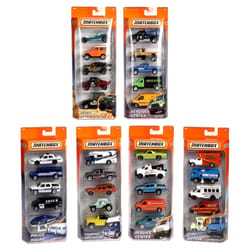 Matchbox Diecast Car Multi-Colored 5 pc