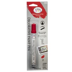 Testors Craft Satin Ruby Paint Pen Indoor and Outdoor 0.33 oz