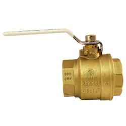 Apollo 94ALF-A Series 2 in. Brass FNPT Ball Valve Full Port Quarter-Turn Lever For Water/Oil/Gas