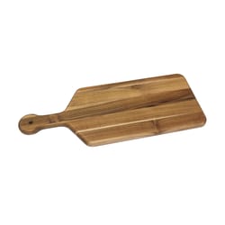 Lipper International 20 in. L X 8 in. W X 0.75 in. Teak Wood Cheese Board