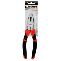 Performance Tool 8 in. Chrome Vanadium Steel Linesman Pliers