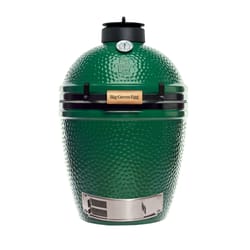 Big Green Egg 15 in. Medium Charcoal Kamado Grill and Smoker Green