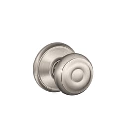 Schlage Georgian Satin Nickel Passage Door Knob Right or Left Handed