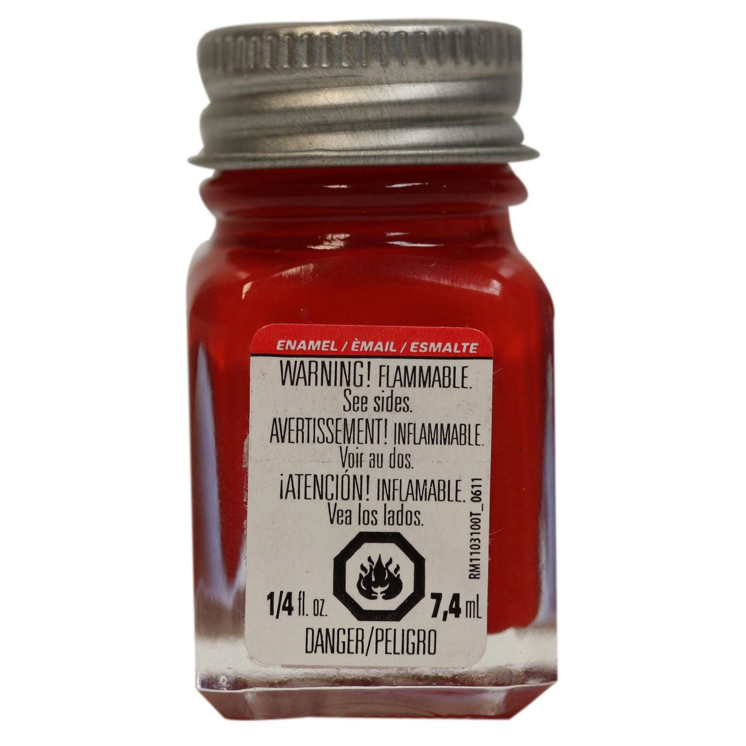 Testors Flat Red Enamel Paint 0.25 oz Ace Hardware