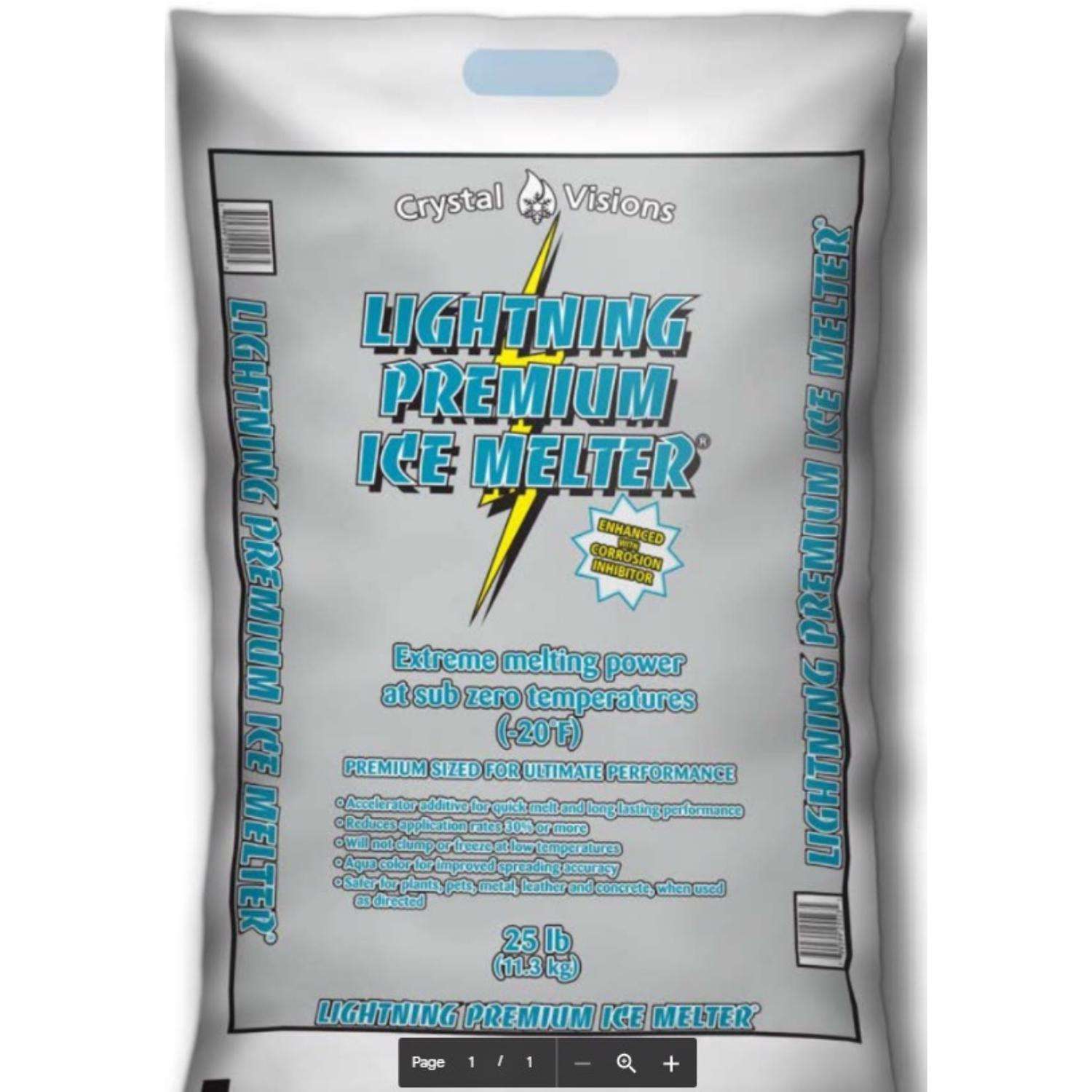 Lighting Premium Ice Melter Calcium Chloride/Magnesium Chloride Pet