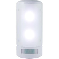 GE 1-Light White Wireless Wall Sconce