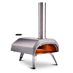 Ooni Karu 12 12 in. Charcoal/Wood Chunk Outdoor Pizza Oven Silver