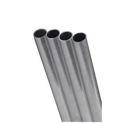 K&S 1/4 in. D X 1 ft. L Round Aluminum Tube