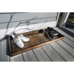 Good Directions 2.5 in. H X 14 in. W X 34 in. L Copper Steel Shoe Tray