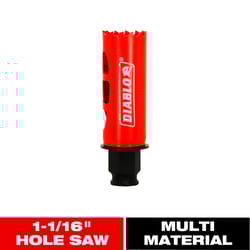 Diablo Snap-Lock Plus 1-1/16 in. Bi-Metal 2-3/8 in. L Hole Saw