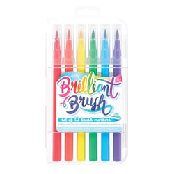 Ooly Brilliant Assorted Brush Markers 1 pk