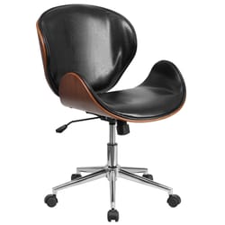 Flash Furniture Black Leather Office Chair