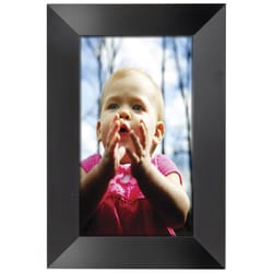 GPX Black Plastic Picture Frame 5.31 in. H X 0.98 in. W