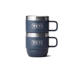 YETI Rambler 6 oz Espresso Navy BPA Free Insulated Mug