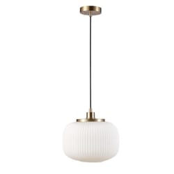 Globe Electric Matte Brass 1 lights Pendant Light