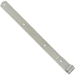 National Hardware 2 in. W X 24 in. L Zinc Plated Silver Steel Hinge Strap 1 pk