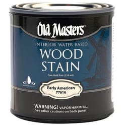 Old Masters Semi-Transparent Early American Water-Based Latex Wood Stain 1/2 pt